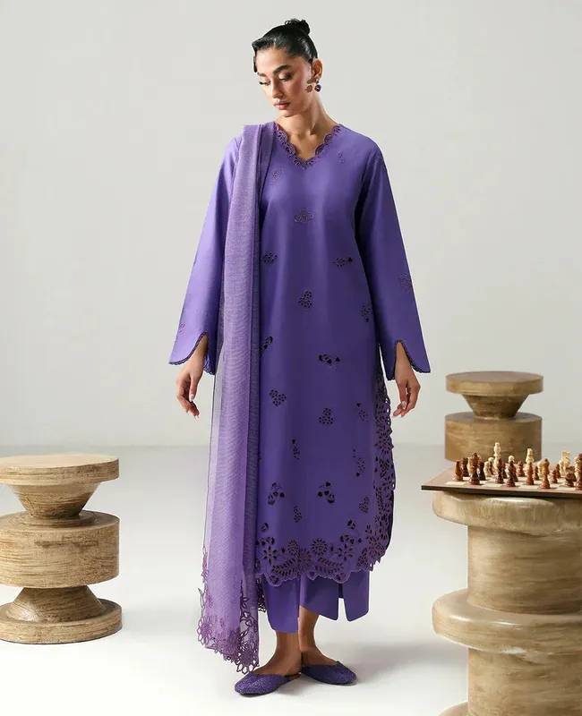 Republic Womenswear Basics 25 dusty lavender Cambric – view 1 – Poshaq