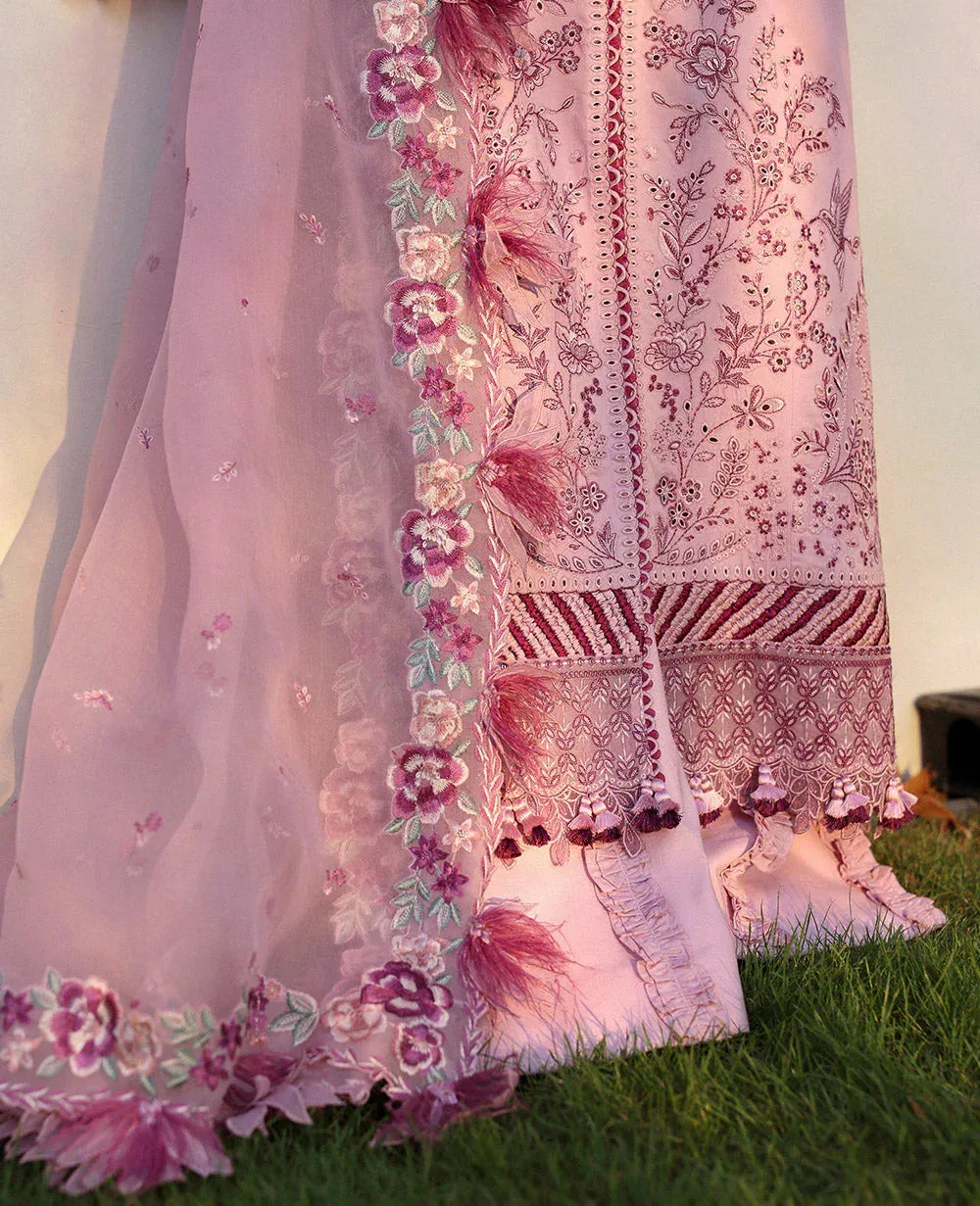 Republic Womenswear Kalani Eid Luxury Lawn 25 Lilac Organza – view 4 – Poshaq