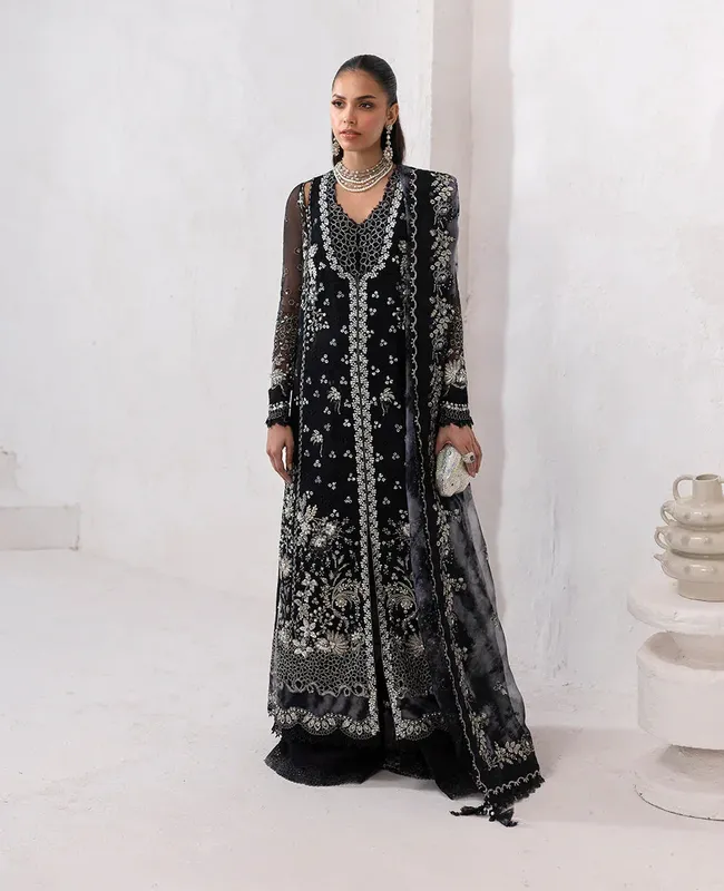 Republic Womenswear Reve De Luxe 25 Black Organza – view 1 – Poshaq