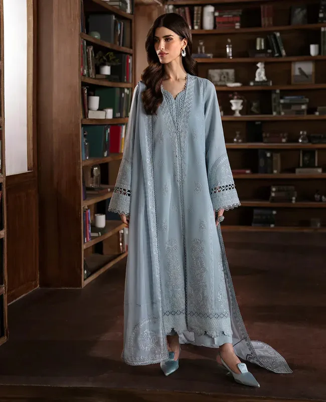 Republic Womenswear Premium Pret 25 Grey Chiffon – view 1 – Poshaq