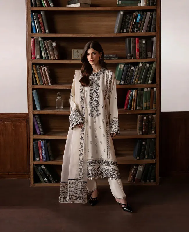 Republic Womenswear Premium Pret 25 Ivory Grip – view 1 – Poshaq