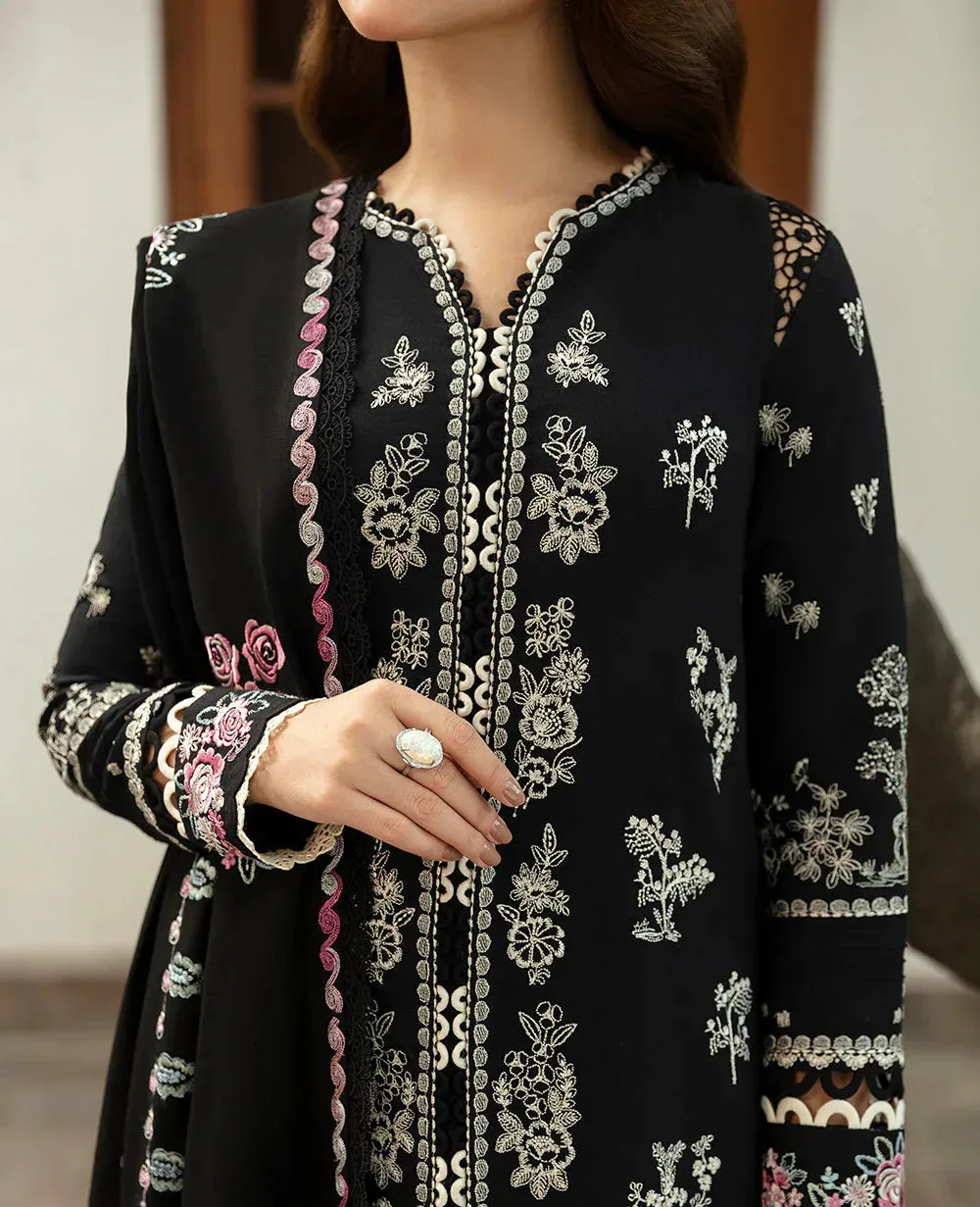 Republic Womenswear Rosalee Winter 24 Black Raw Silk – view 2 – Poshaq