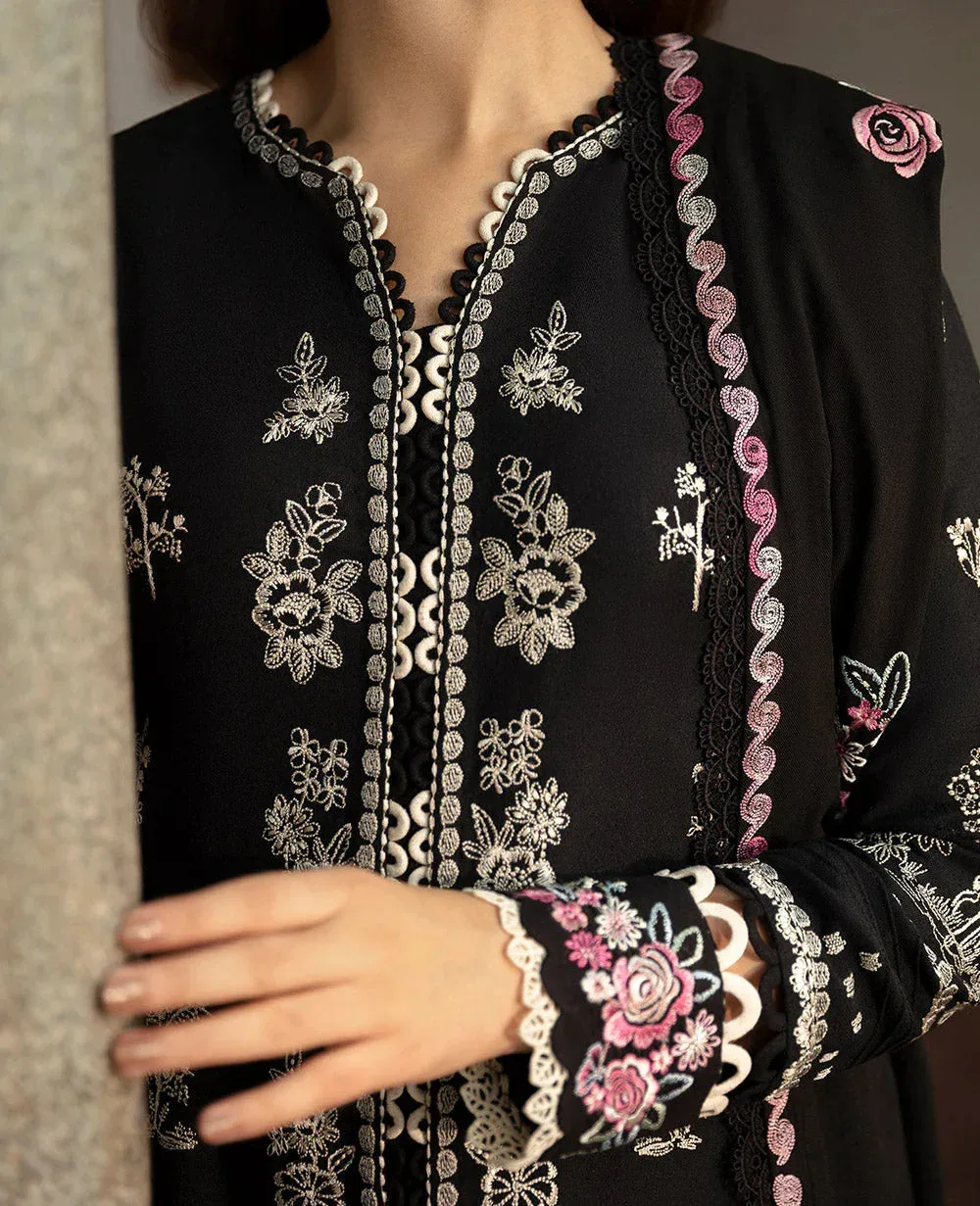 Republic Womenswear Rosalee Winter 24 Black Raw Silk – view 3 – Poshaq