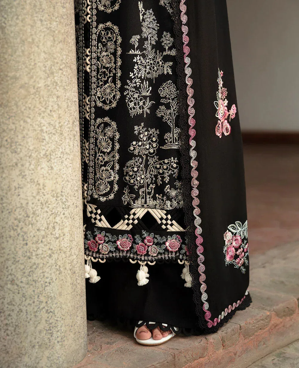 Republic Womenswear Rosalee Winter 24 Black Raw Silk – view 4 – Poshaq