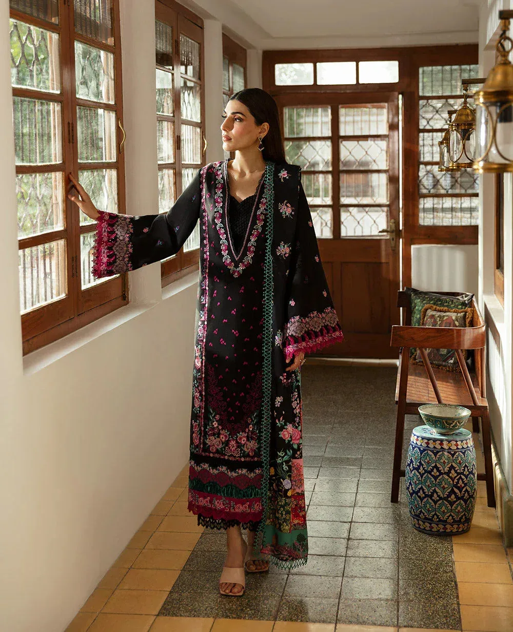 Republic Womenswear Rosalee Winter 24 Black Raw Silk – view 1 – Poshaq