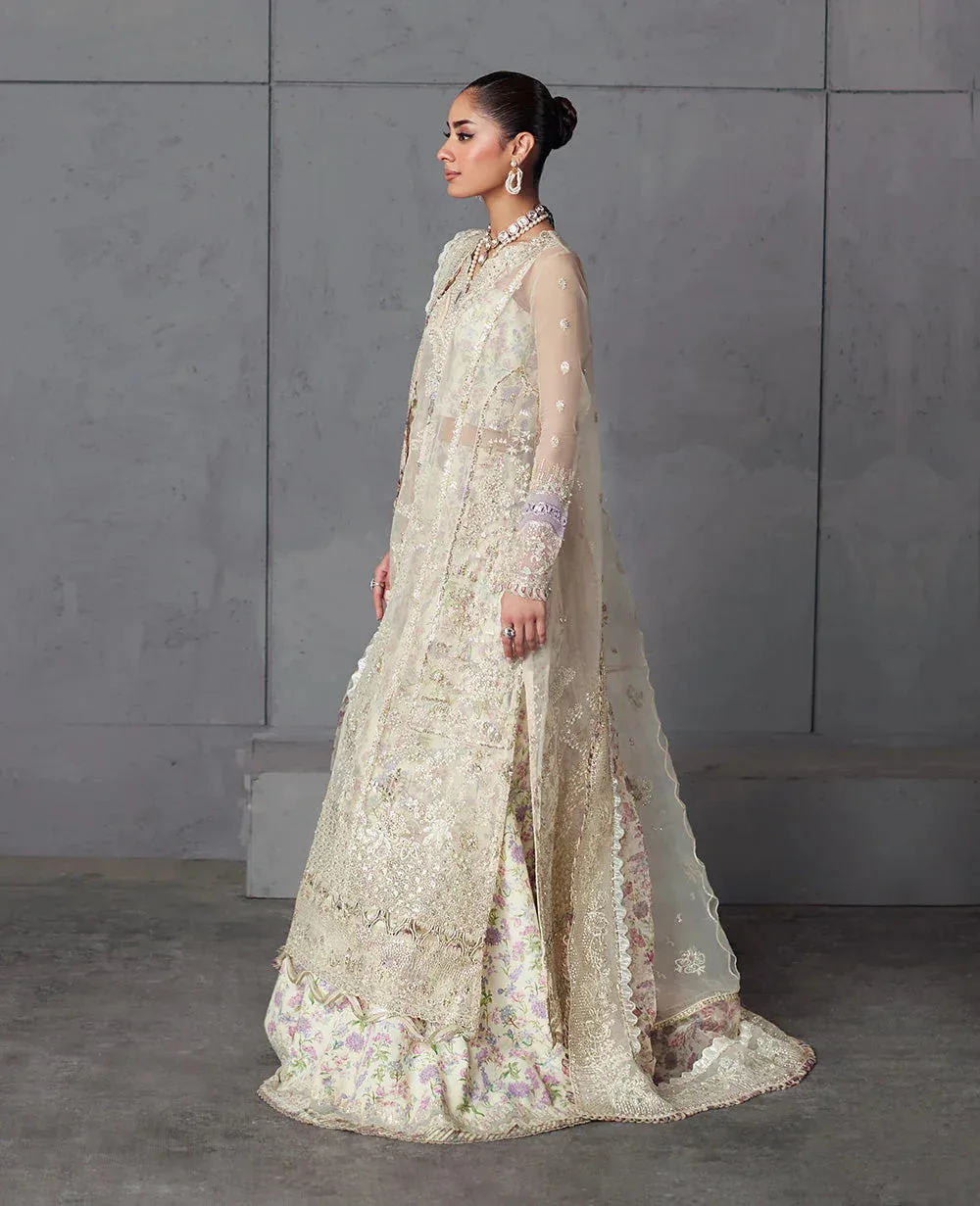 Republic Womenswear Pieno De Verde Wedding 24 Ivory Raw Silk – view 4 – Poshaq