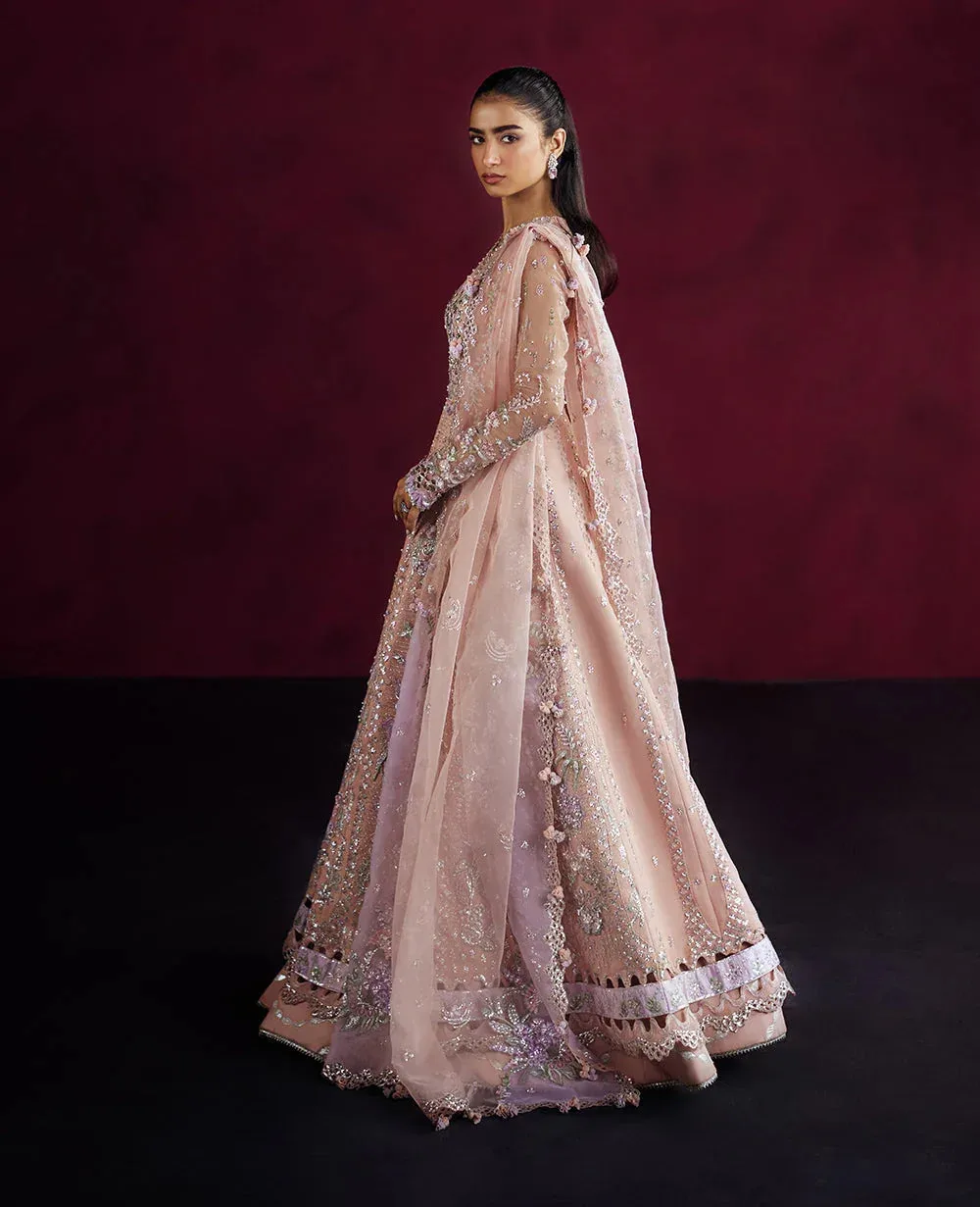 Republic Womenswear Pieno De Verde Wedding 24 Pink Raw Silk – view 3 – Poshaq