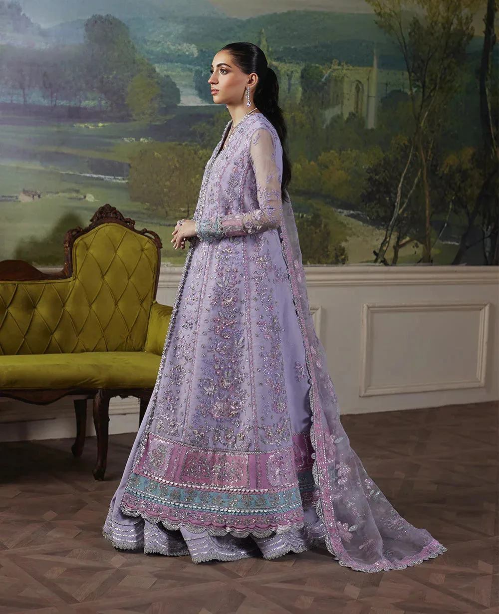 Republic Womenswear Pieno De Verde Wedding 24 Lilac Raw Silk – view 2 – Poshaq