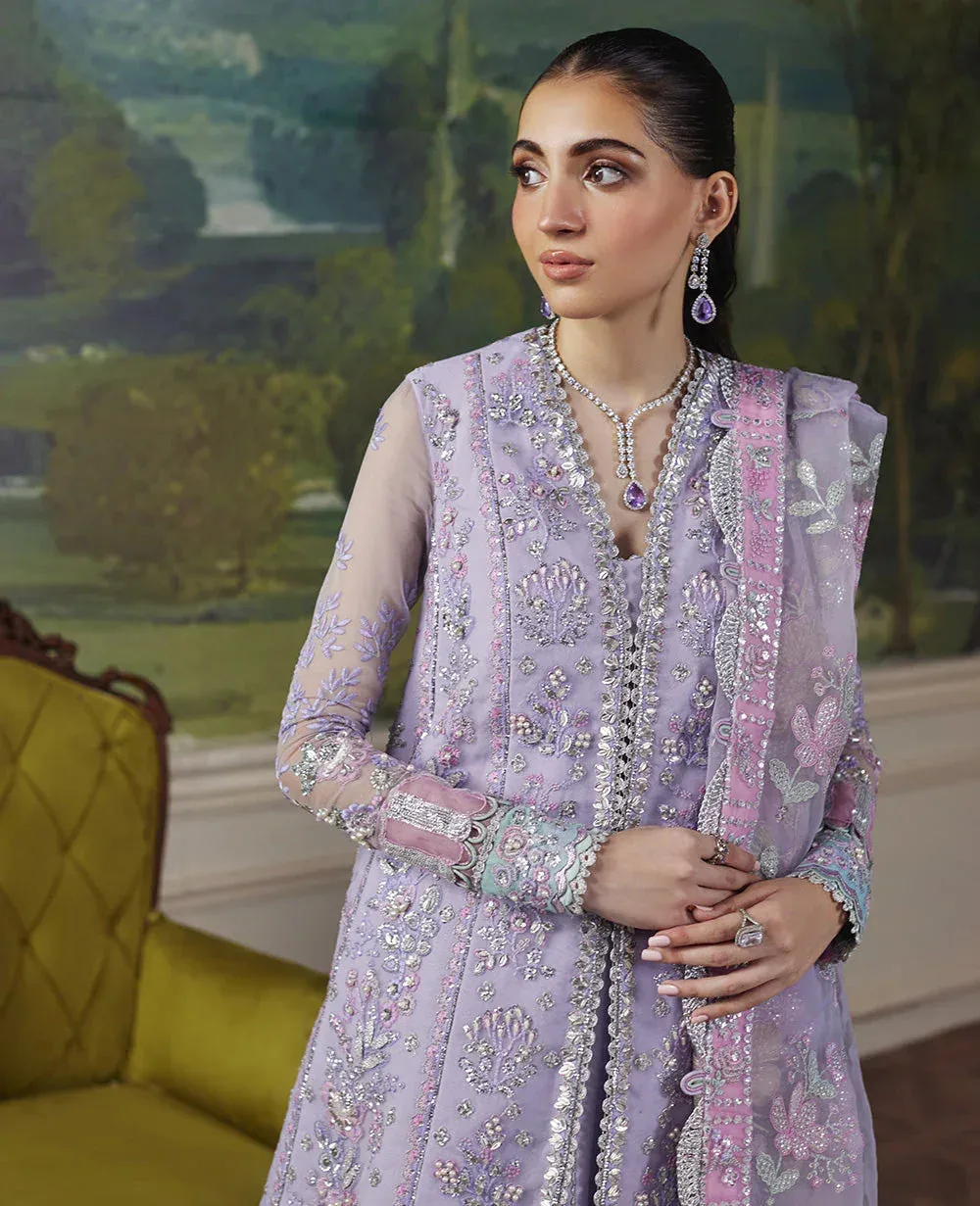 Republic Womenswear Pieno De Verde Wedding 24 Lilac Raw Silk – view 3 – Poshaq