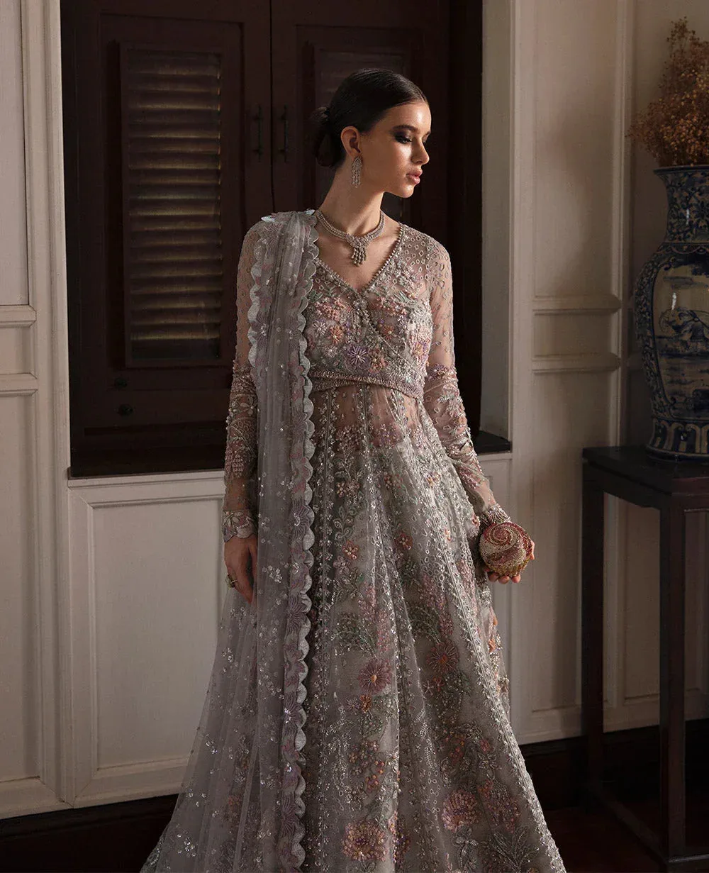 Republic Womenswear Wedding Formals Vol-1 Sky Blue Chiffon – view 2 – Poshaq