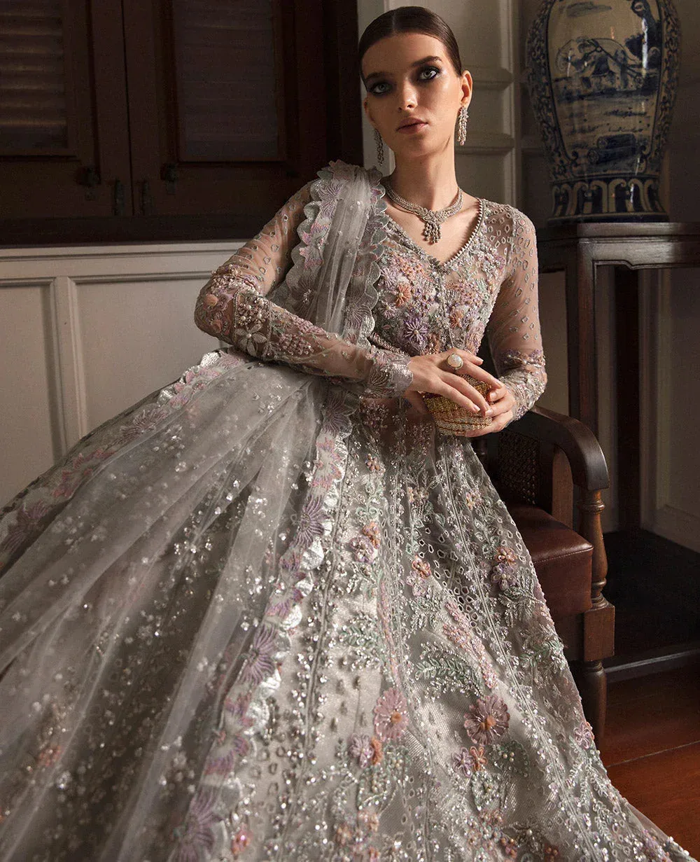 Republic Womenswear Wedding Formals Vol-1 Sky Blue Chiffon – view 3 – Poshaq