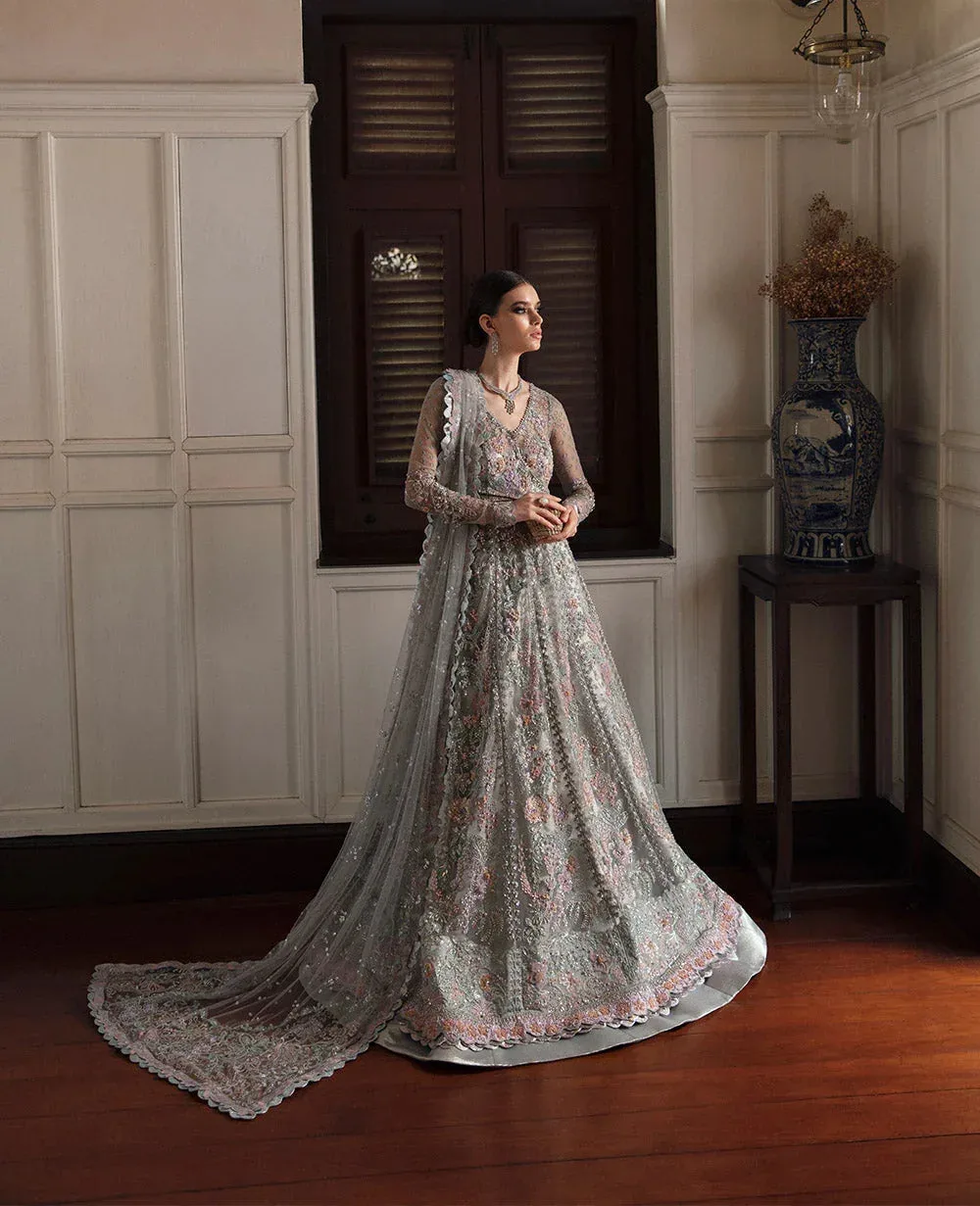 Republic Womenswear Wedding Formals Vol-1 Sky Blue Chiffon – view 4 – Poshaq