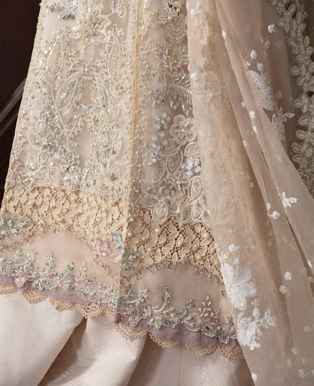 Republic Womenswear Wedding Formals Vol-1 Off White Raw Silk – view 5 – Poshaq