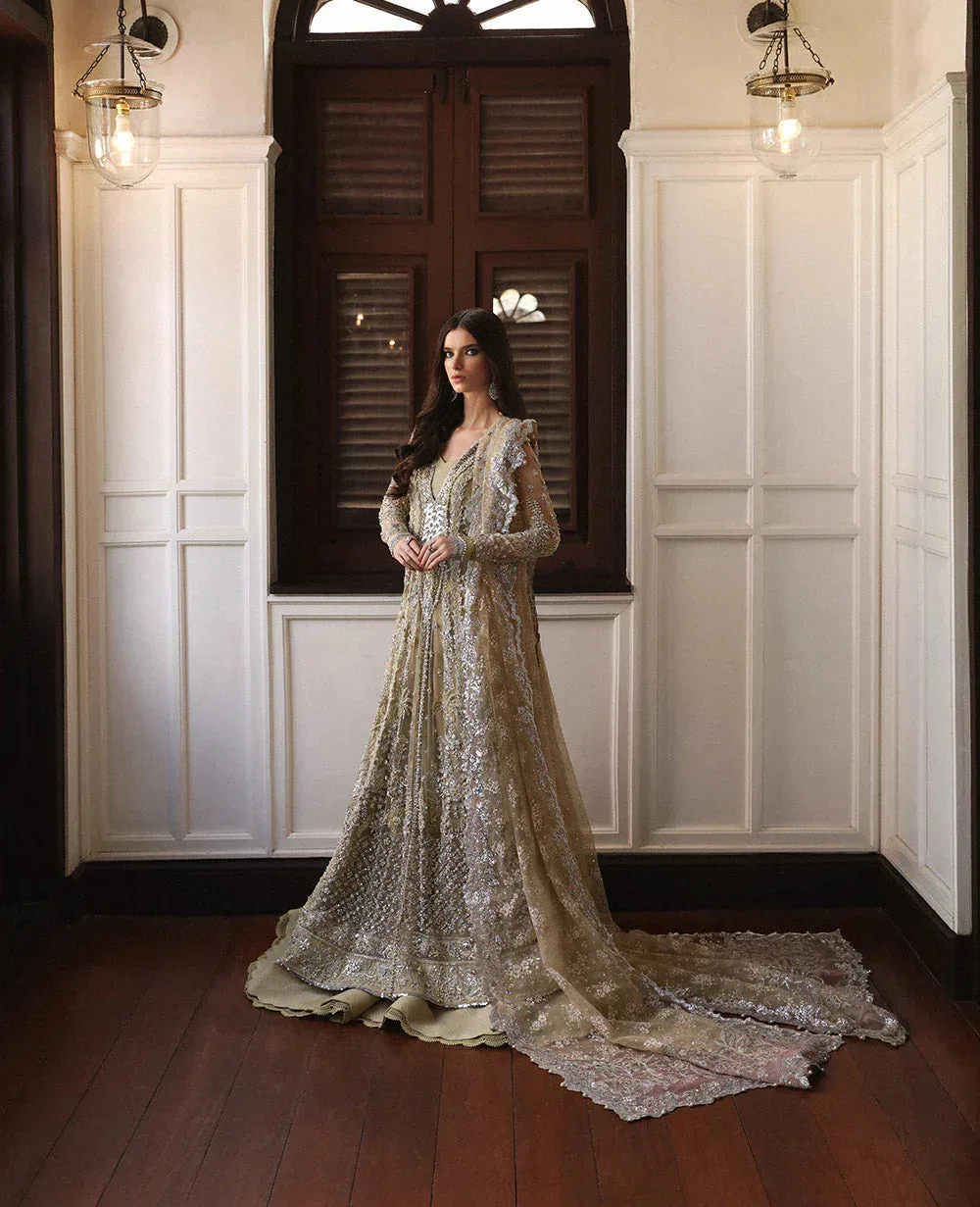 Republic Womenswear Wedding Formals Vol-1 Yellow Raw Silk – view 1 – Poshaq