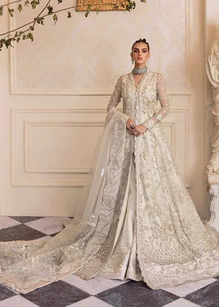Republic Womenswear Wedding Formals Off White Organza – view 1 – Poshaq