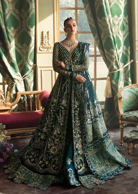 Republic Womenswear Wedding Formals Green Raw Silk – view 1 – Poshaq