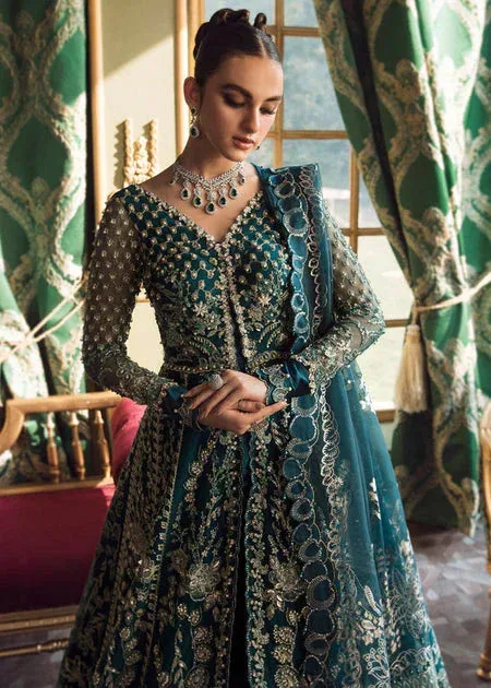 Republic Womenswear Wedding Formals Green Raw Silk – view 3 – Poshaq