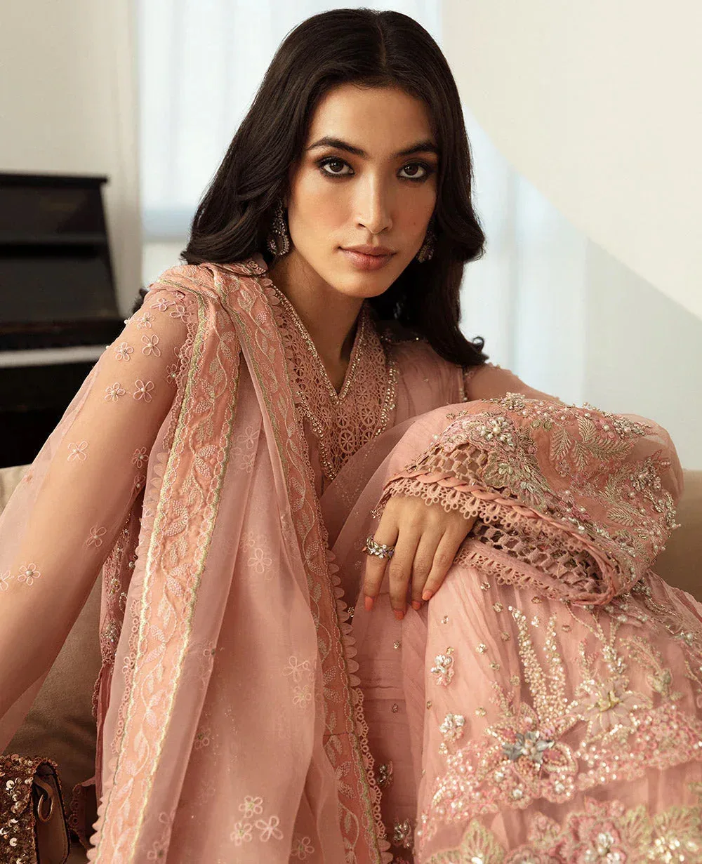 Republic Womenswear Jeune Fille 24 Peach Raw Silk – view 4 – Poshaq