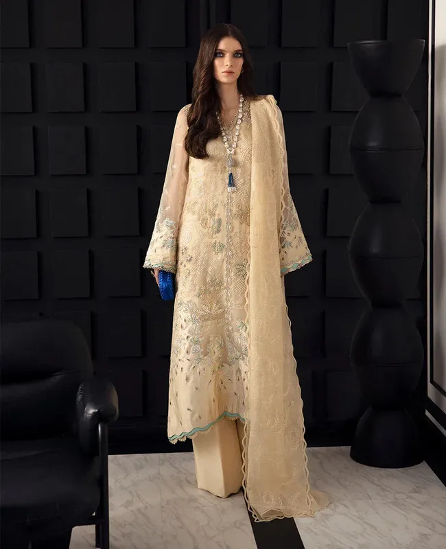 Republic Womenswear Jeune Fille 24 Yellow Raw Silk – view 1 – Poshaq