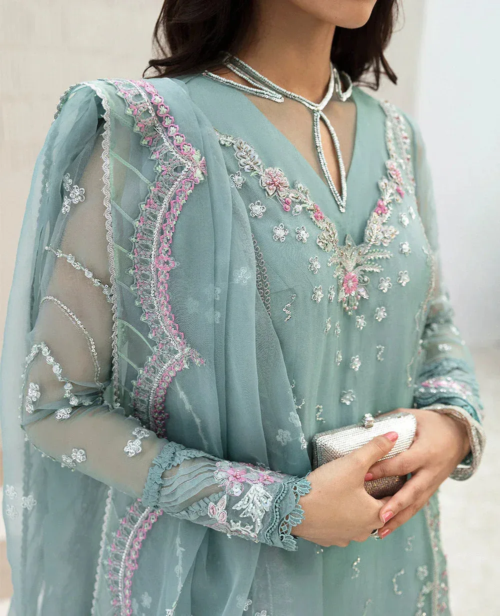 Republic Womenswear Jeune Fille 24 Green Raw Silk – view 3 – Poshaq