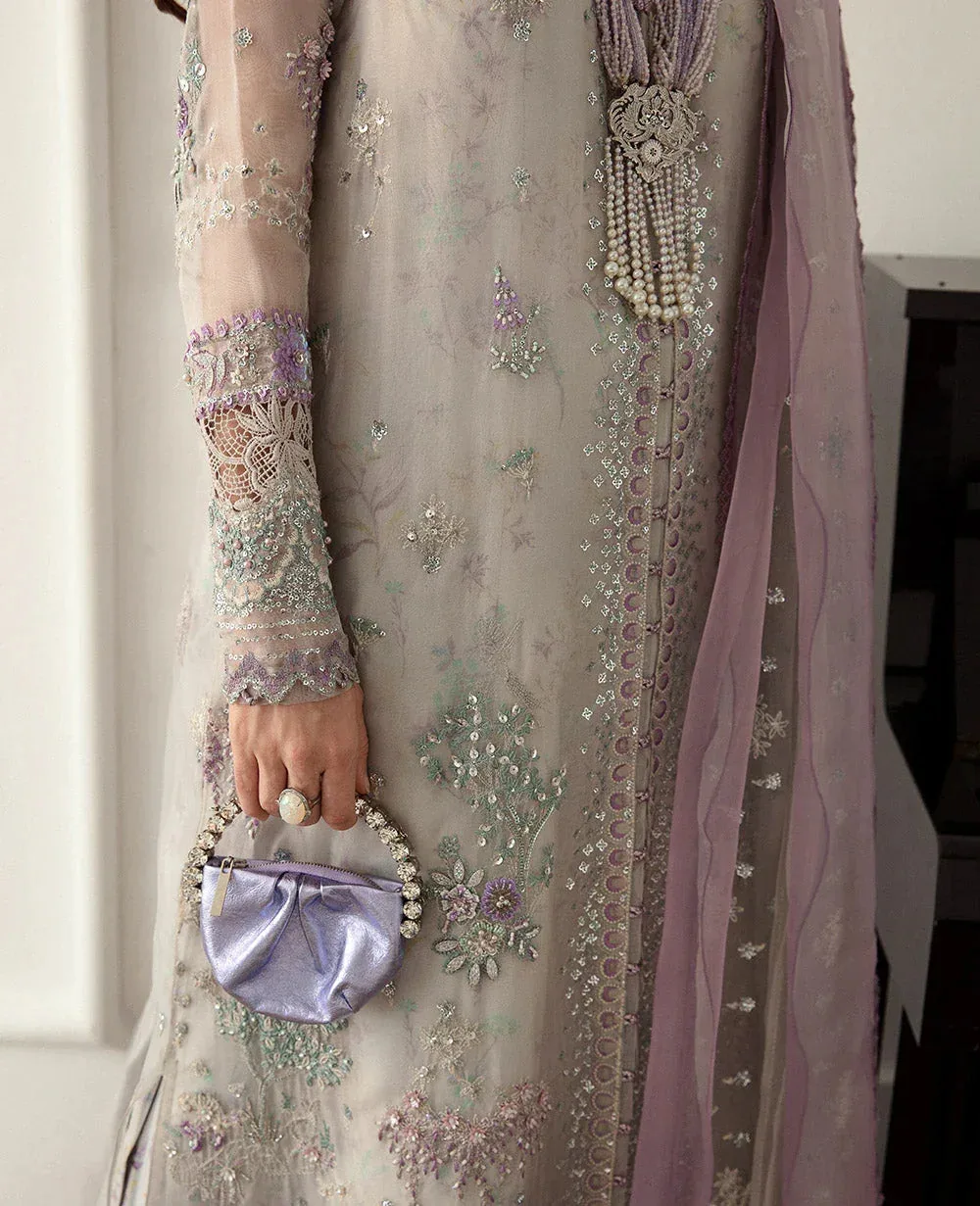 Republic Womenswear Jeune Fille 24 Lilac Raw Silk – view 3 – Poshaq