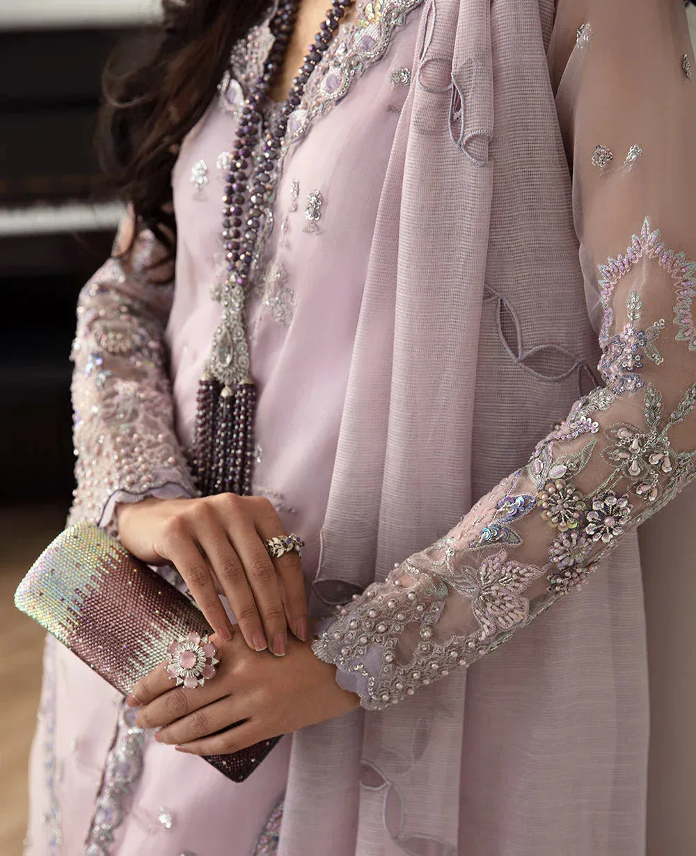 Republic Womenswear Jeune Fille 24 Lavender Raw Silk – view 3 – Poshaq