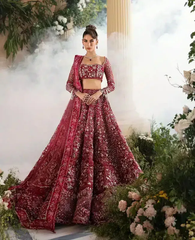 Republic Womenswear Joie De Vivre Wedding 23 Red Raw Silk – view 1 – Poshaq