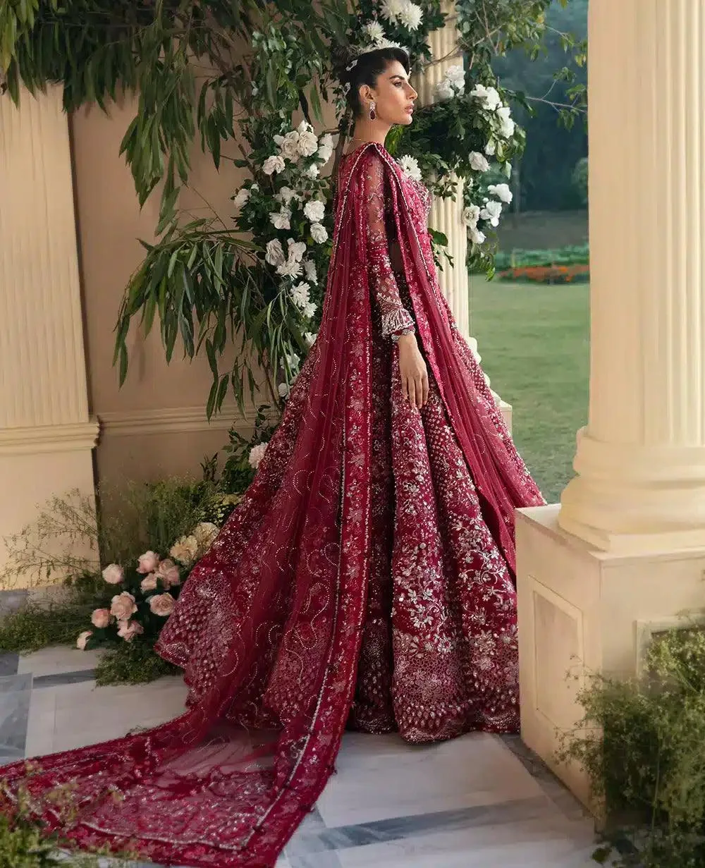 Republic Womenswear Joie De Vivre Wedding 23 Red Raw Silk – view 2 – Poshaq
