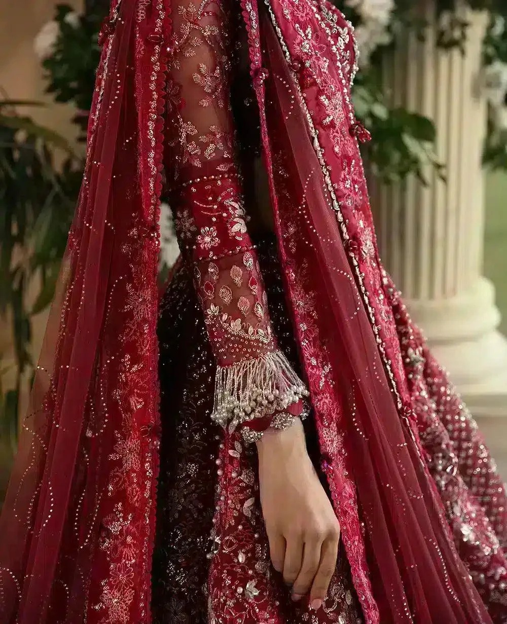 Republic Womenswear Joie De Vivre Wedding 23 Red Raw Silk – view 3 – Poshaq