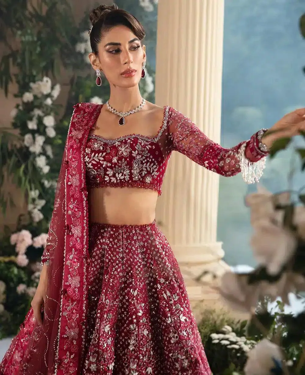 Republic Womenswear Joie De Vivre Wedding 23 Red Raw Silk – view 5 – Poshaq