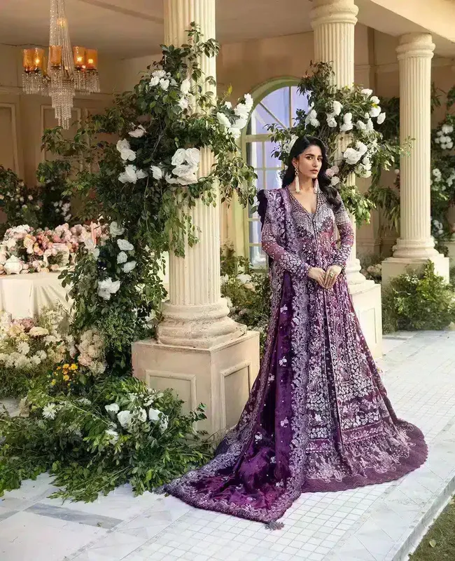 Republic Womenswear Joie De Vivre Wedding 23 Purple Raw Silk – view 1 – Poshaq