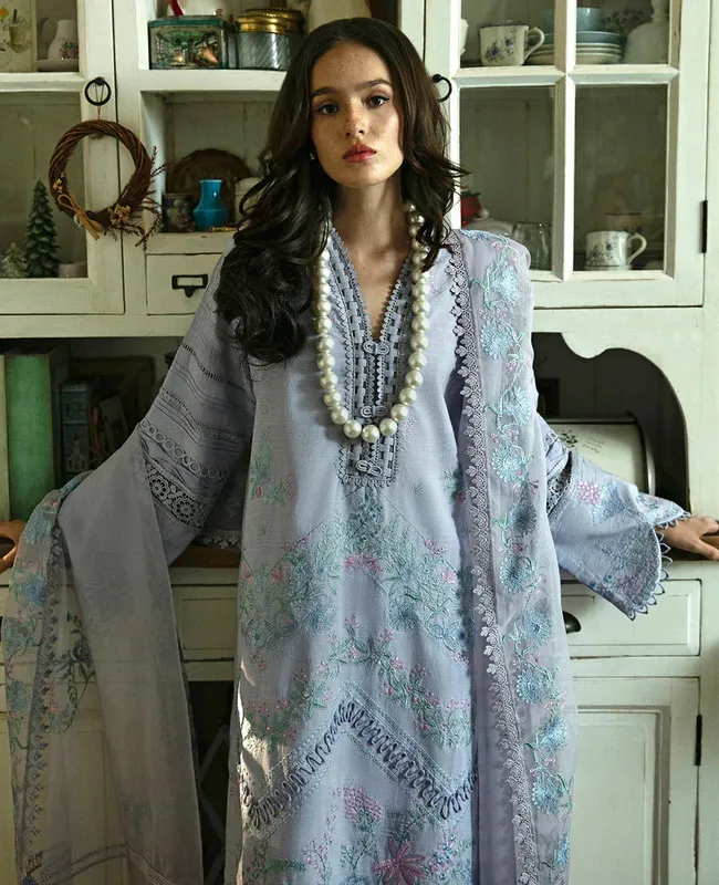 Republic Womenswear Embroidered Pret 24 Organza – view 1 – Poshaq