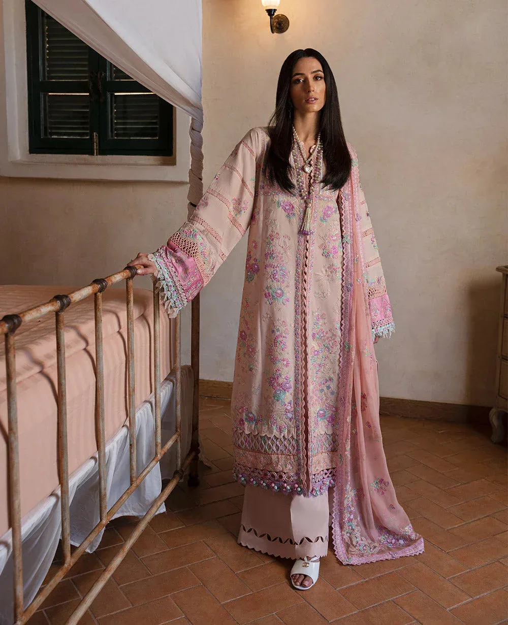 Republic Womenswear Ilana Eid Luxury Lawn Purple Georgette – view 1 – Poshaq