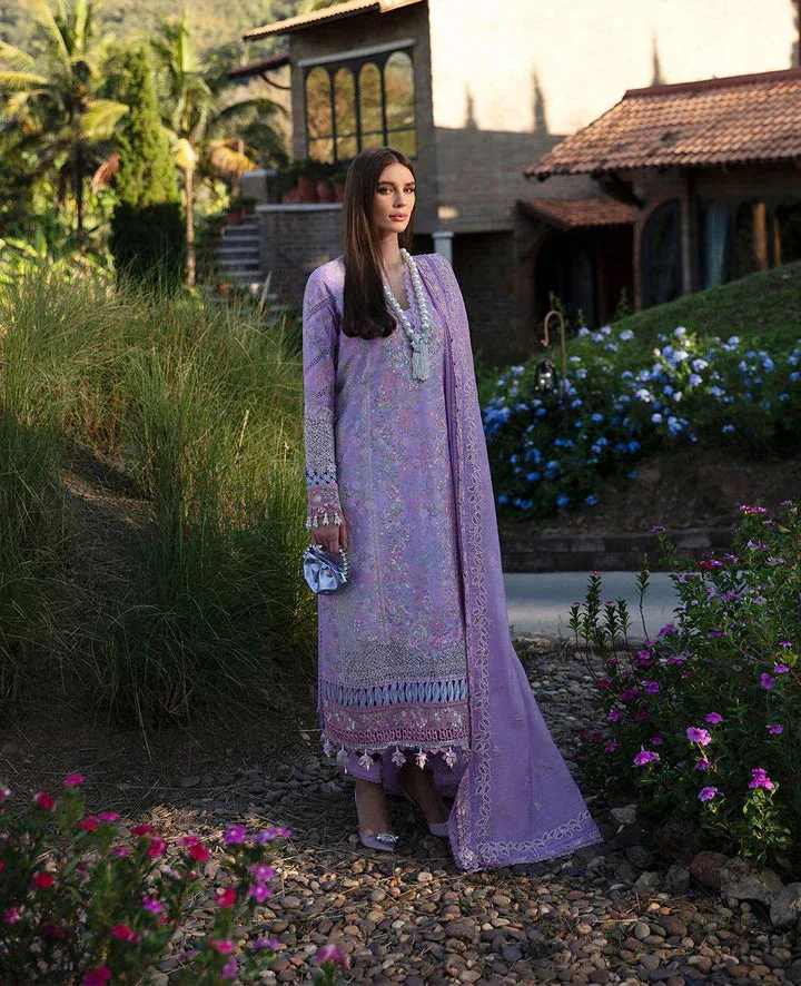 Republic Womenswear Ilana Eid Luxury Lawn Lilac Organza – view 1 – Poshaq