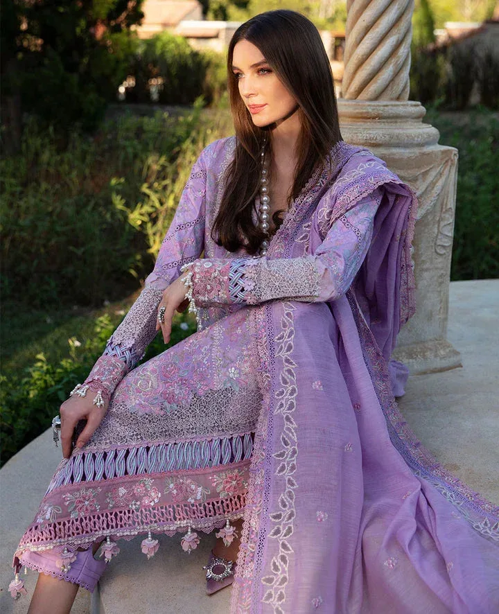 Republic Womenswear Ilana Eid Luxury Lawn Lilac Organza – view 2 – Poshaq