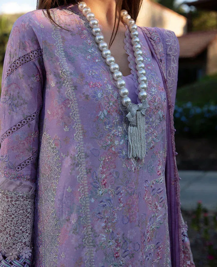 Republic Womenswear Ilana Eid Luxury Lawn Lilac Organza – view 4 – Poshaq