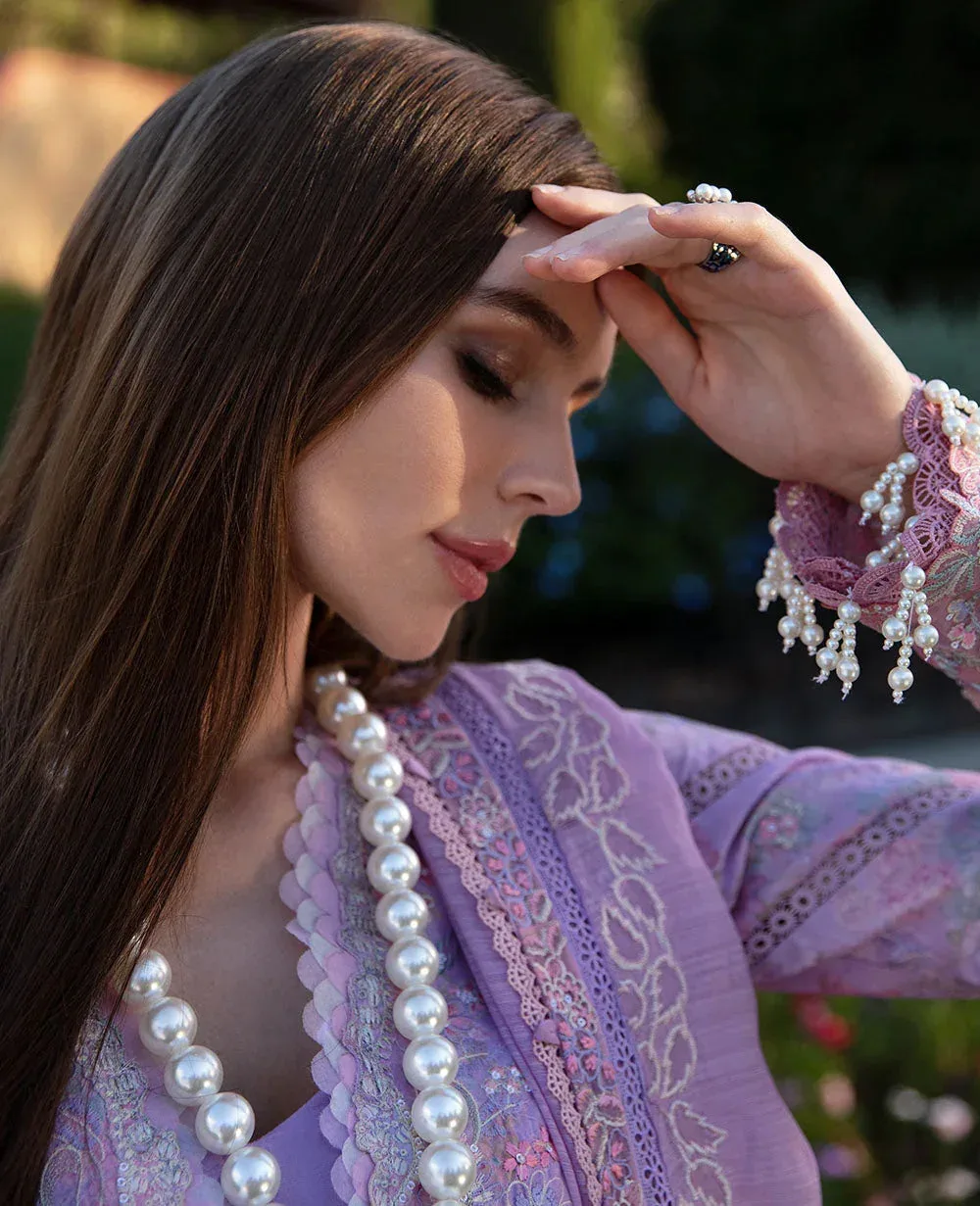Republic Womenswear Ilana Eid Luxury Lawn Lilac Organza – view 5 – Poshaq