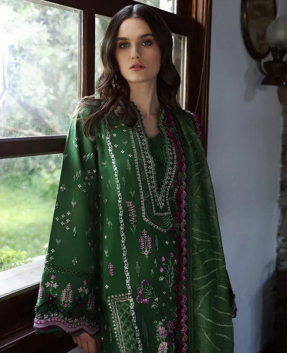 Republic Womenswear Aylin Summer Lawn 24 Magenta Organza – view 2 – Poshaq