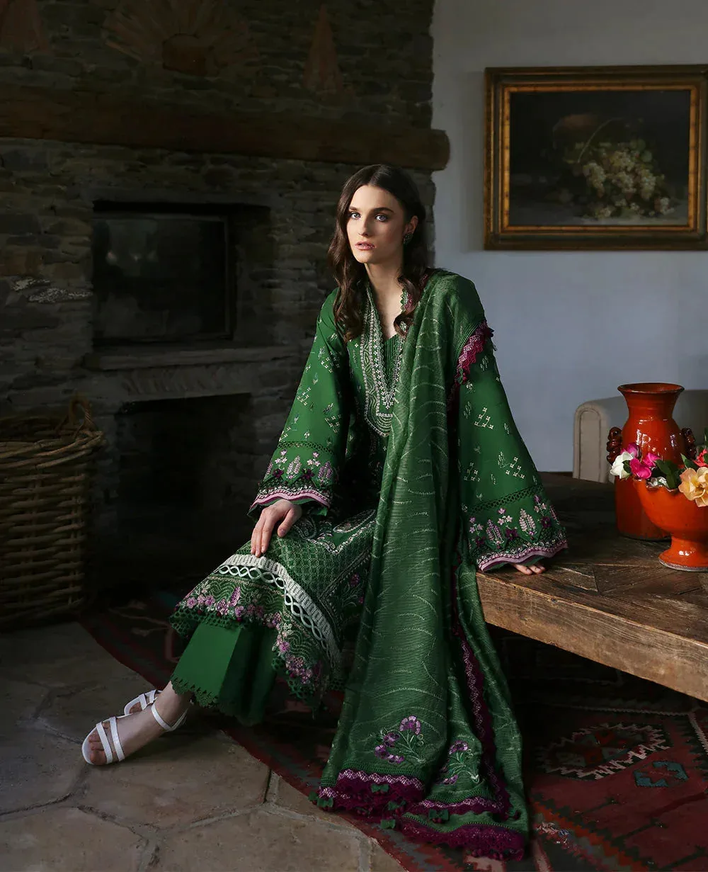 Republic Womenswear Aylin Summer Lawn 24 Magenta Organza – view 3 – Poshaq