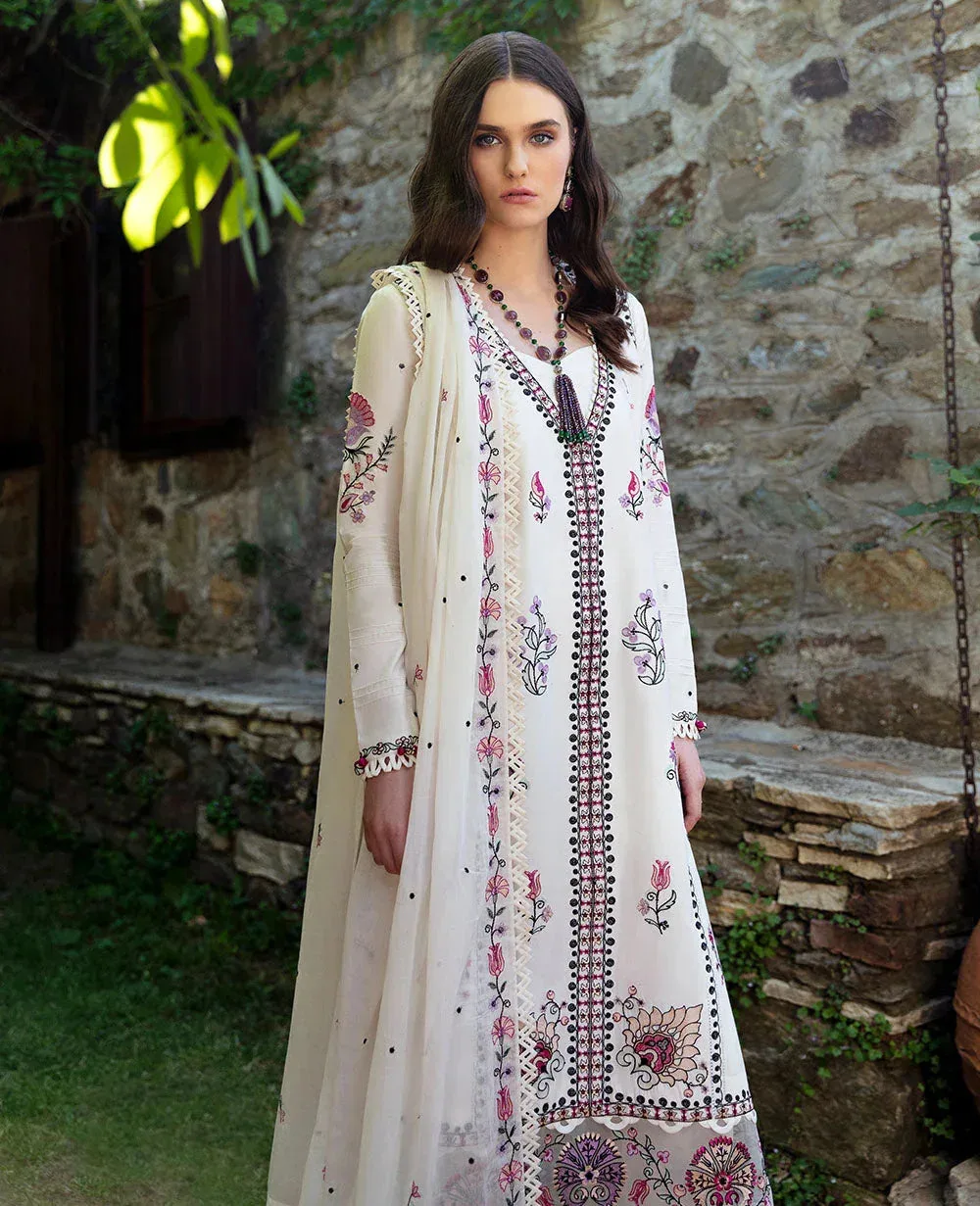 Republic Womenswear Aylin Summer Lawn 24 Off White Organza – view 2 – Poshaq