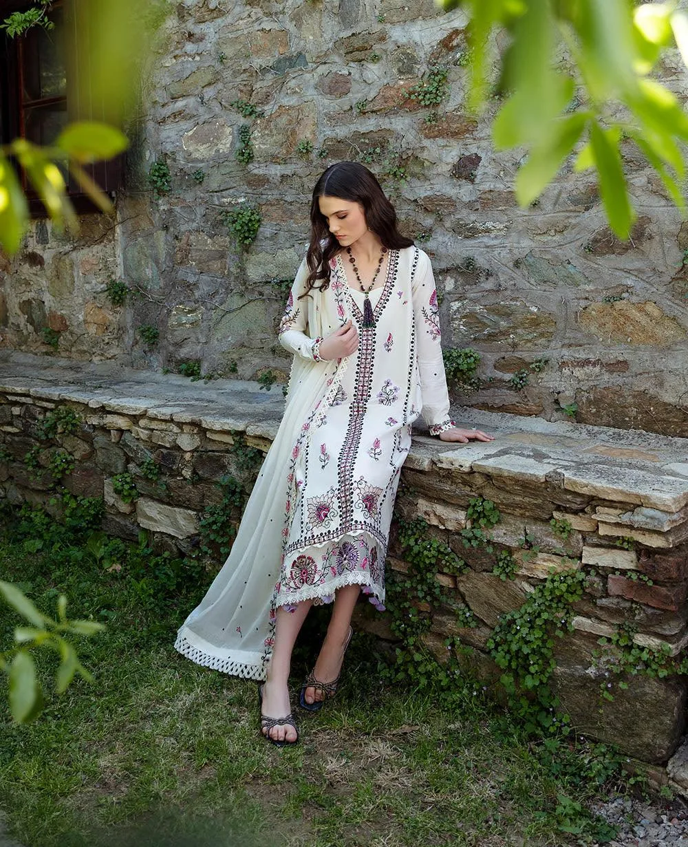Republic Womenswear Aylin Summer Lawn 24 Off White Organza – view 4 – Poshaq