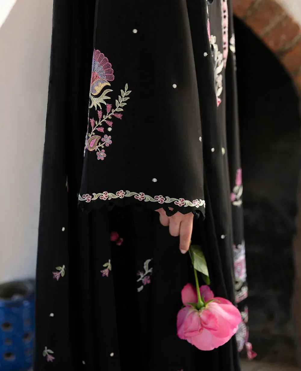 Republic Womenswear Aylin Summer Lawn 24 Black Organza – view 5 – Poshaq