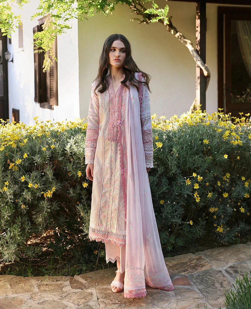 Republic Womenswear Aylin Summer Lawn 24 White Organza – view 1 – Poshaq