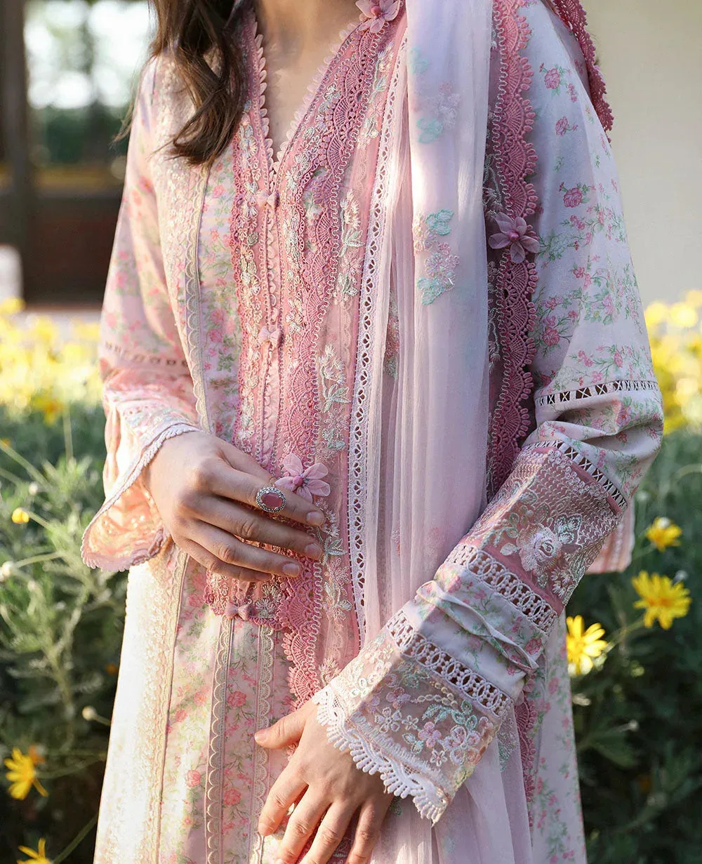 Republic Womenswear Aylin Summer Lawn 24 White Organza – view 2 – Poshaq