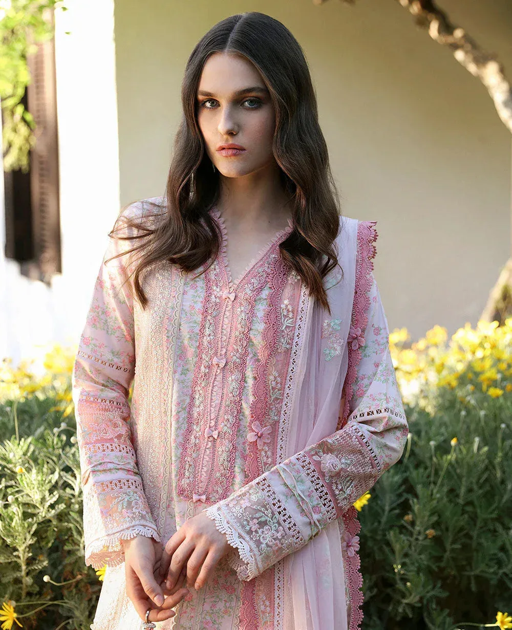 Republic Womenswear Aylin Summer Lawn 24 White Organza – view 3 – Poshaq