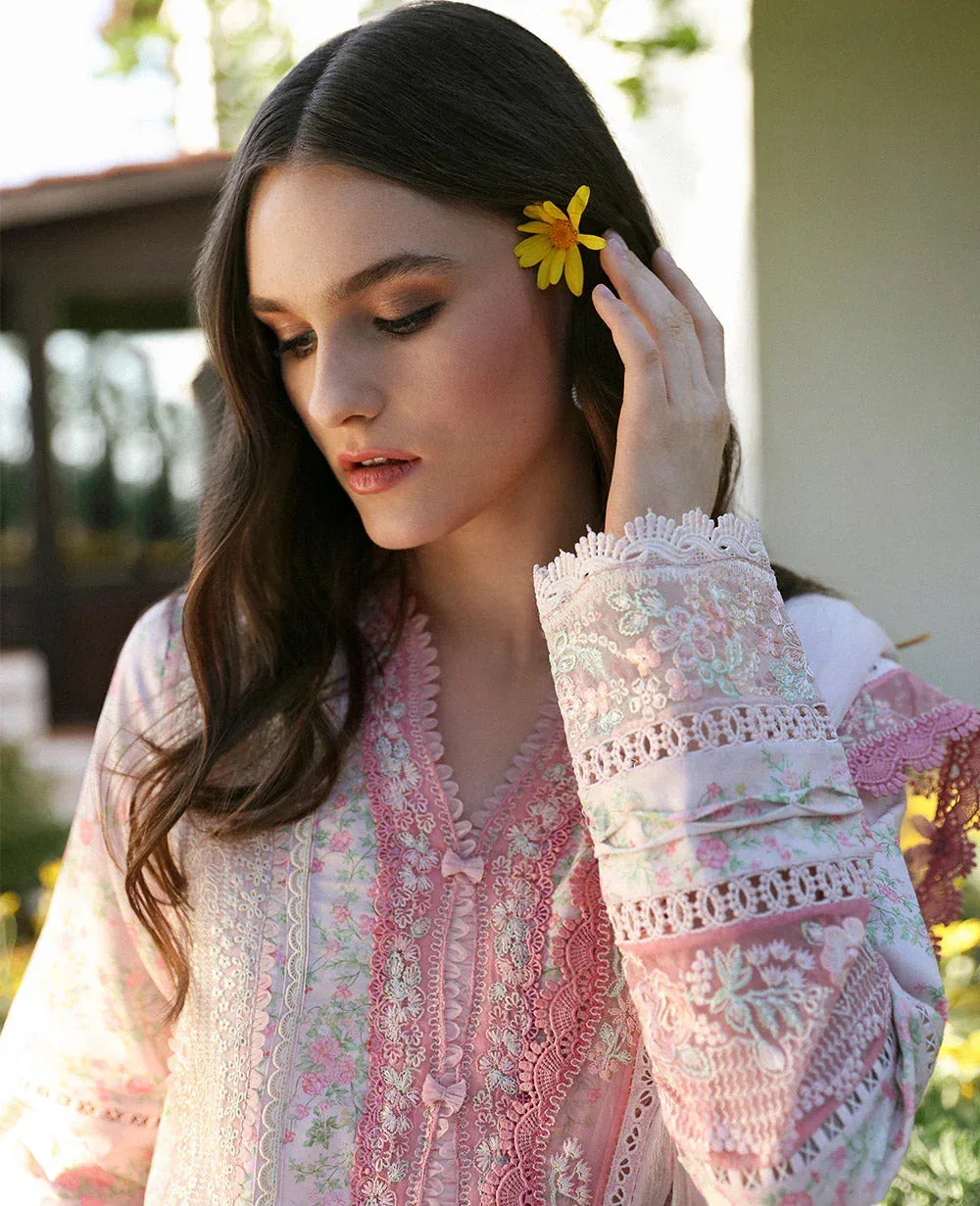 Republic Womenswear Aylin Summer Lawn 24 White Organza – view 4 – Poshaq