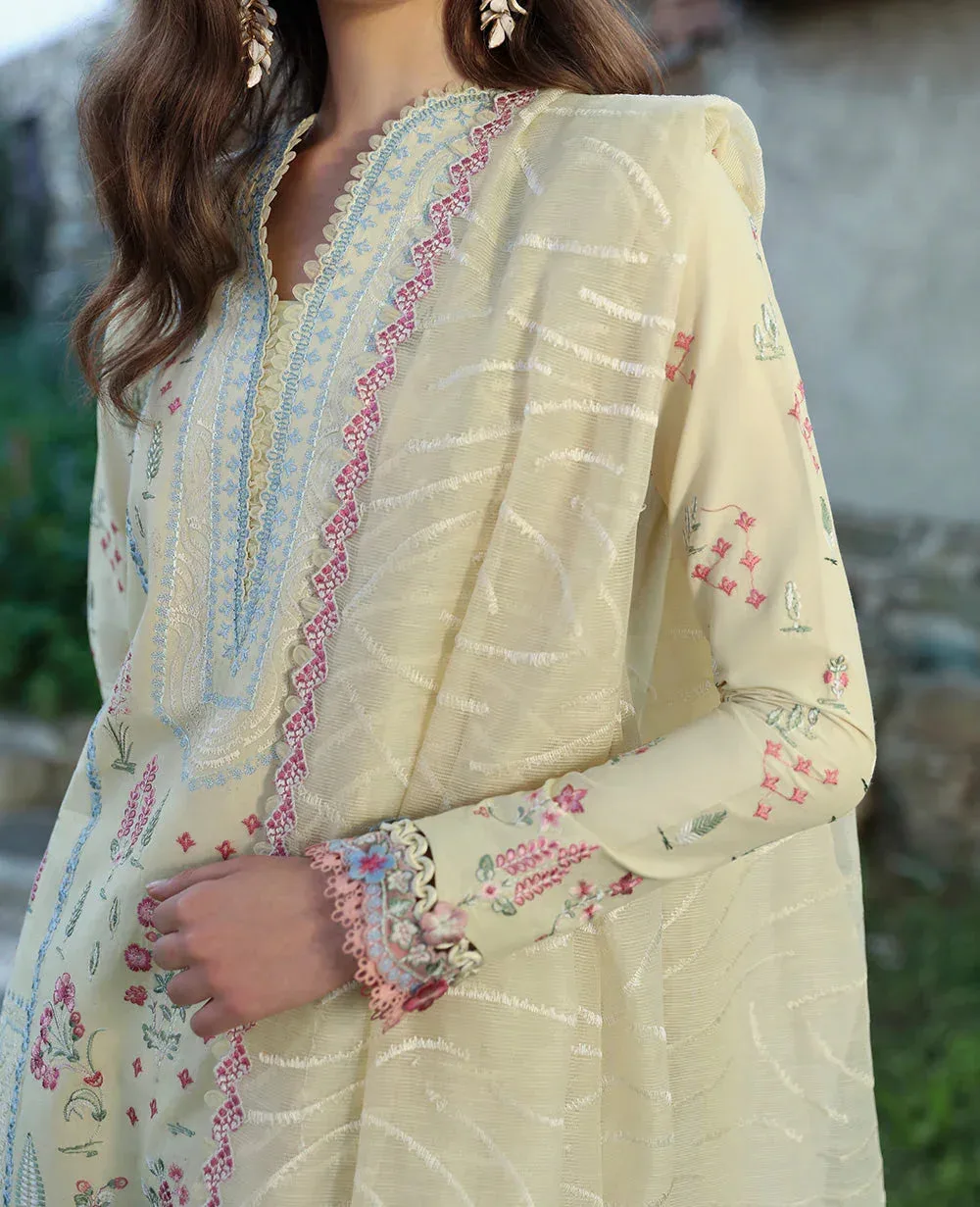 Republic Womenswear Aylin Summer Lawn 24 Green Organza – view 3 – Poshaq
