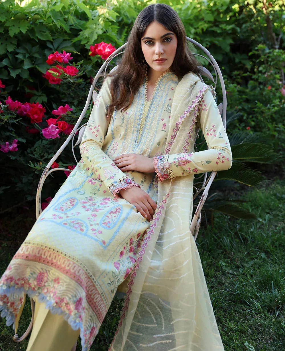 Republic Womenswear Aylin Summer Lawn 24 Green Organza – view 4 – Poshaq