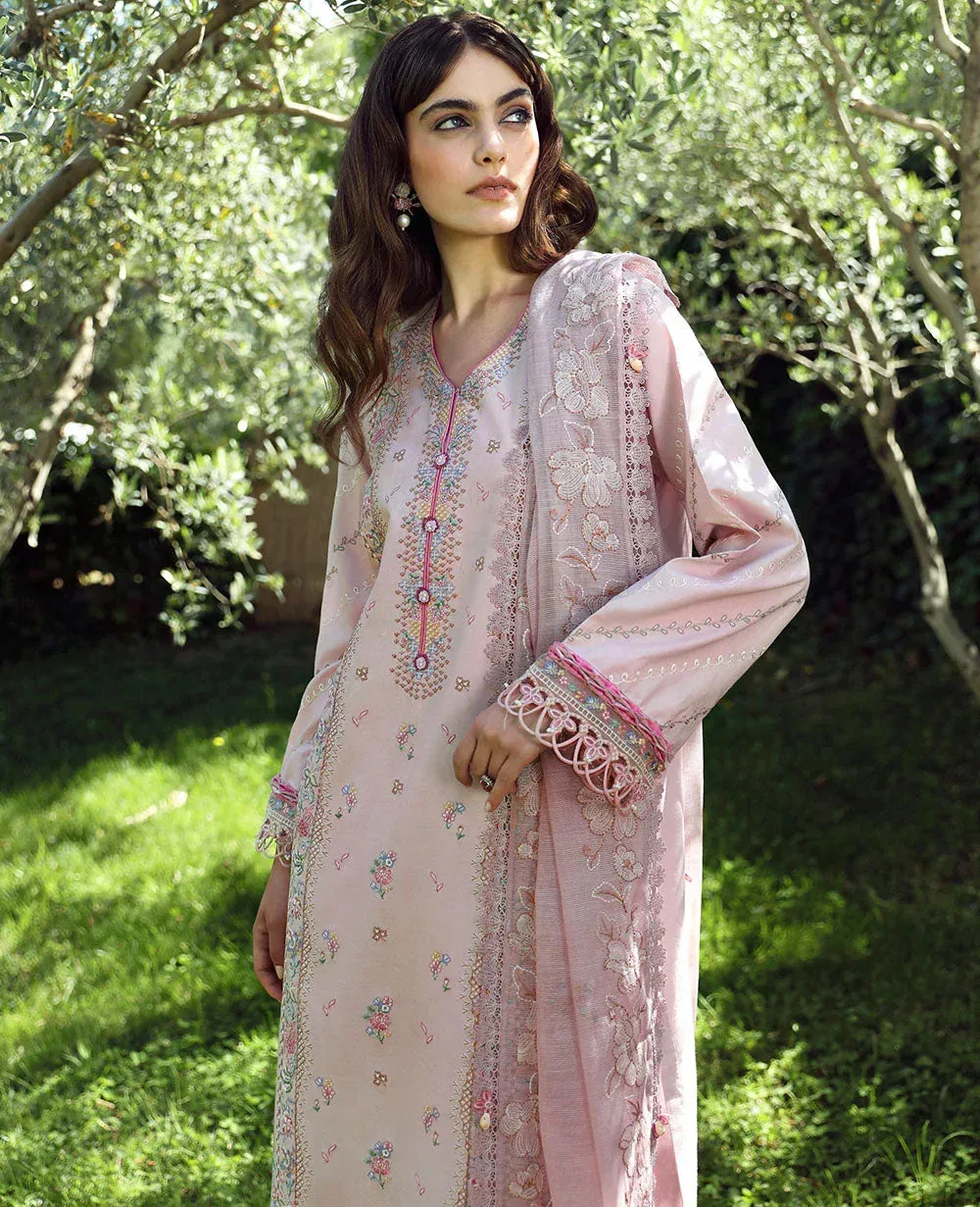 Republic Womenswear Aylin Summer Lawn 24 Pink Organza – view 2 – Poshaq