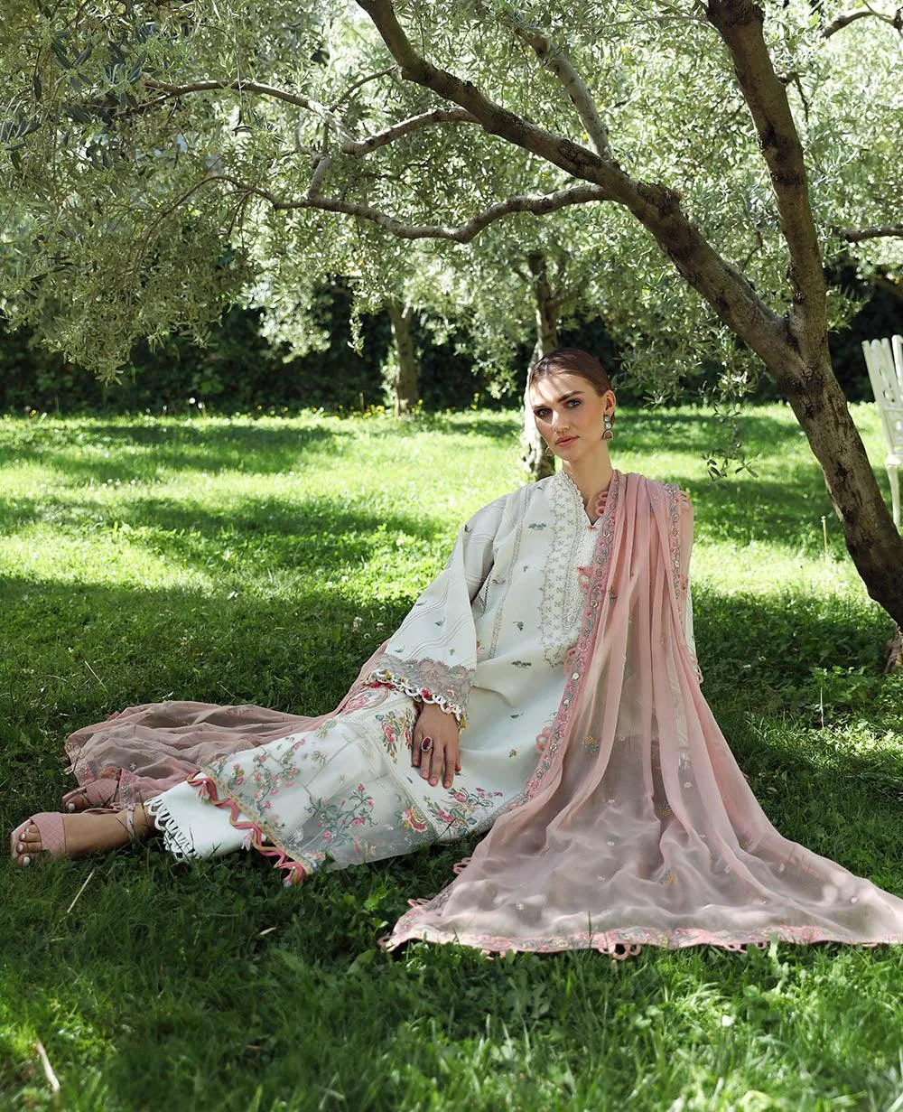 Republic Womenswear Aylin Summer Lawn 24 Pink Organza – view 3 – Poshaq
